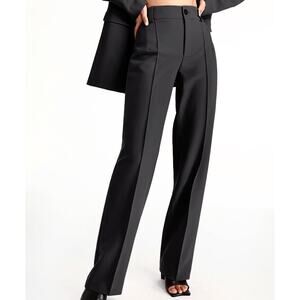 Commense Black Trousers Elegant Tailored Design